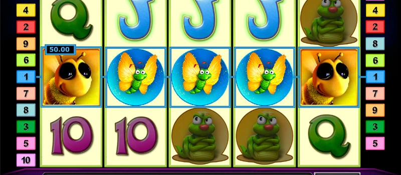 casino screen of symbols