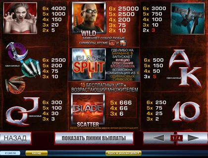 casino screen of symbols