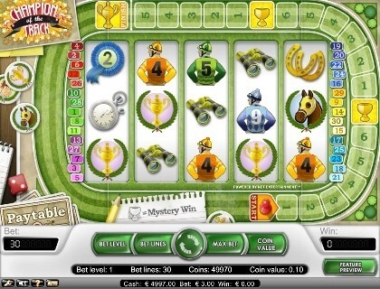 casino screen of symbols