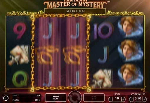 casino screen of symbols