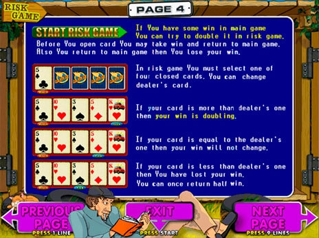 casino screen of symbols